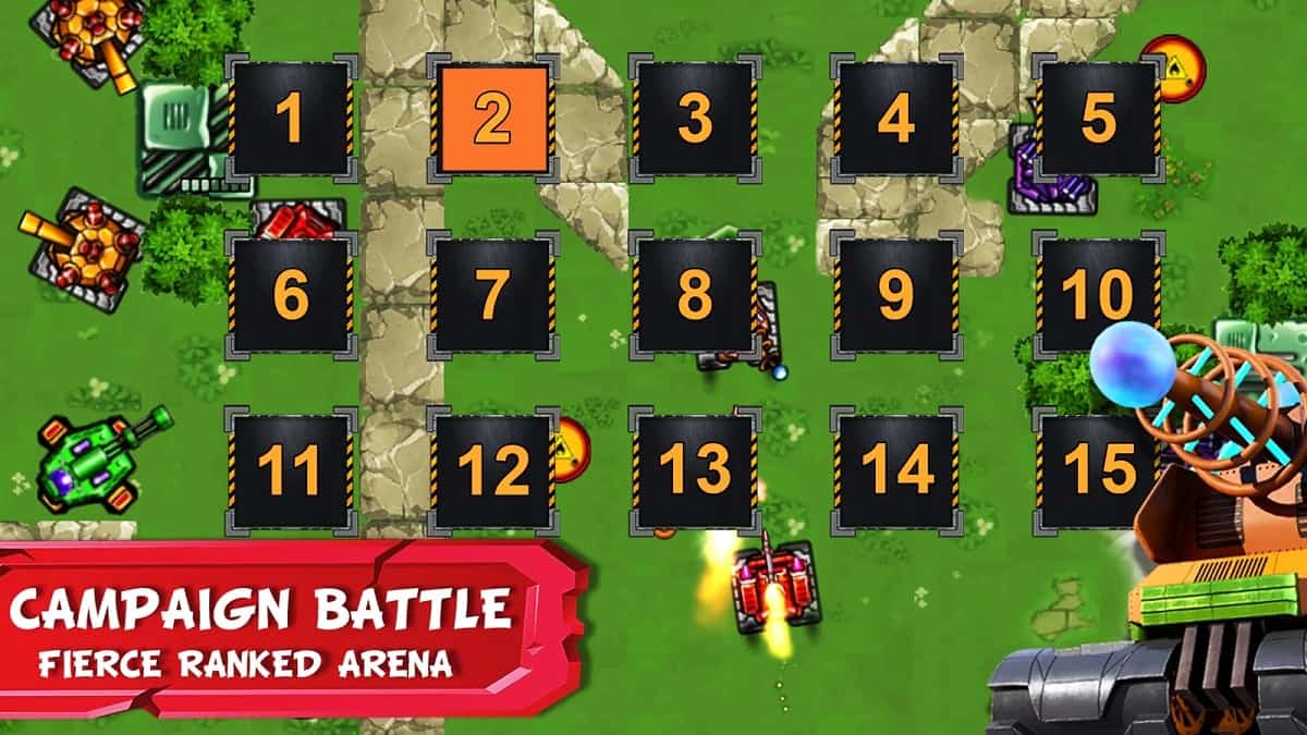 Tank Battles 2D 